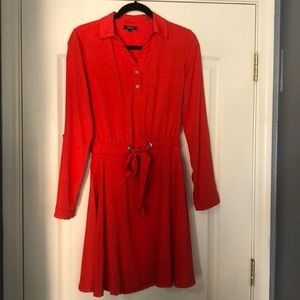 Bright XOXO orange dress